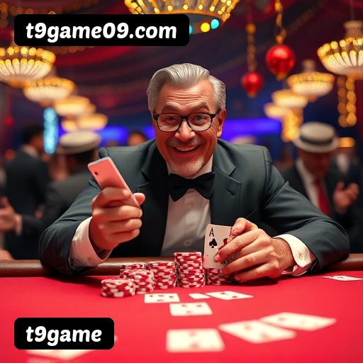 Aplicativo móvel t9game para iOS e Android